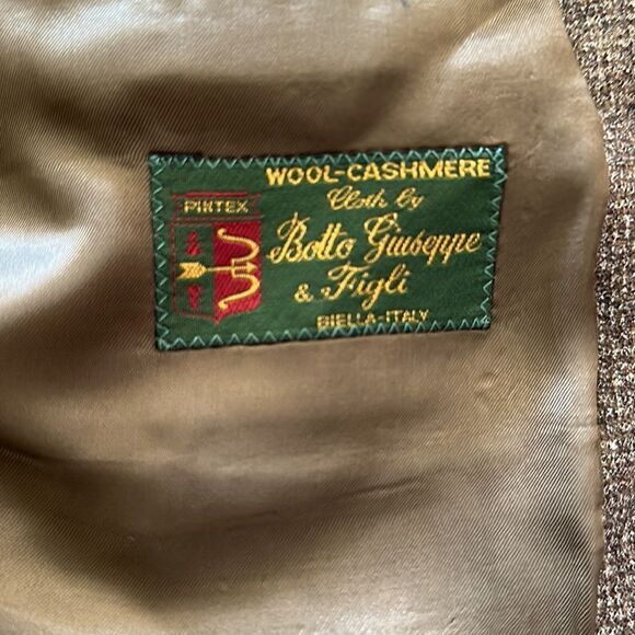 Hugo Boss wool sport coat blazer great pre owned condition brown grey fabric - Picture 5 of 8